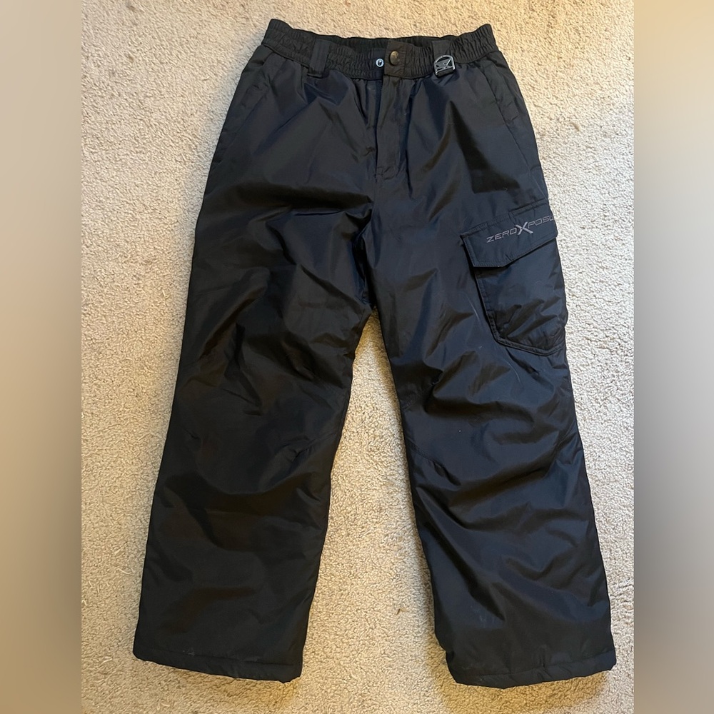 ZeroXposur black snow pants for boys.